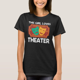 Camiseta Teatro Para Chicas Mamá Canción De Drama Musical 1