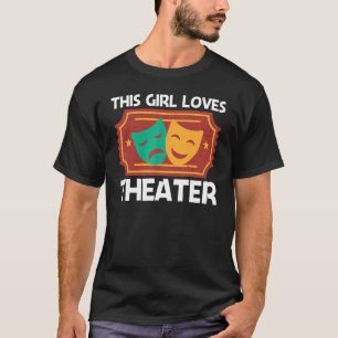 Camiseta Teatro Para Chicas Mamá Canción De Drama Musical 1