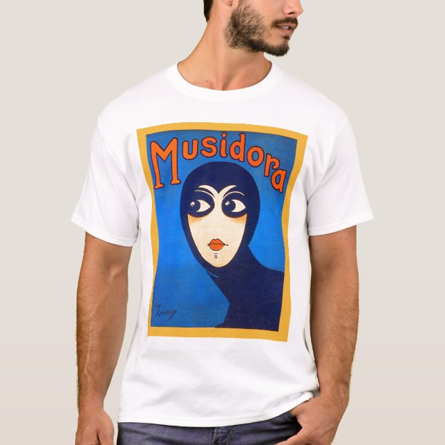 Camiseta Teatro retro Musidora Jeanne Roques de las mujeres (Anverso)