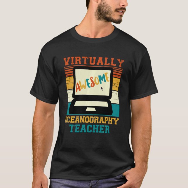Camiseta Teatro Retro Styl de Oceanografía virtualmente aso (Anverso)
