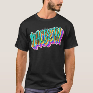 Camiseta Teatro retro vintage de Macbeth Shakespeare