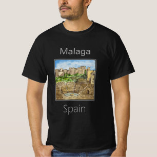 Camiseta Teatro romano, Málaga, España