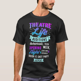 Camiseta Teatro Teatro Teatral Creativo Teatro Tespiano