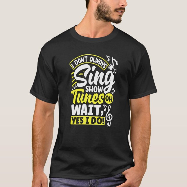 Camiseta Teatro Tespianismo que no siempre canto (Anverso)
