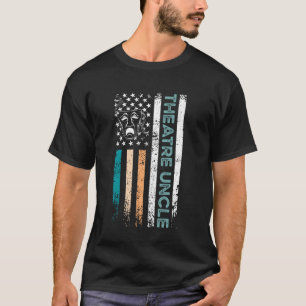 Camiseta Teatro Uncle US Flag Theater Uncle Theatre Actres