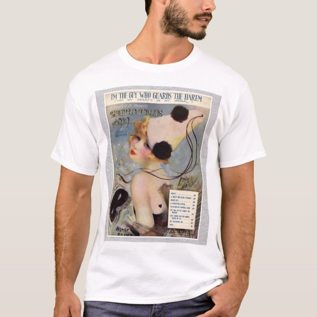 Camiseta Teatro Vintage de Zeigfeld Follies (Anverso)