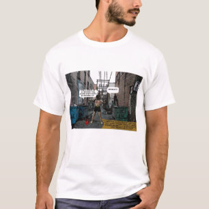 Camiseta tebeos de la mujer de Spandex