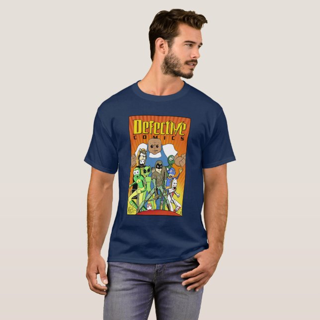 Camiseta Tebeos defectuosos "rey diseño de la colina" (Anverso completo)
