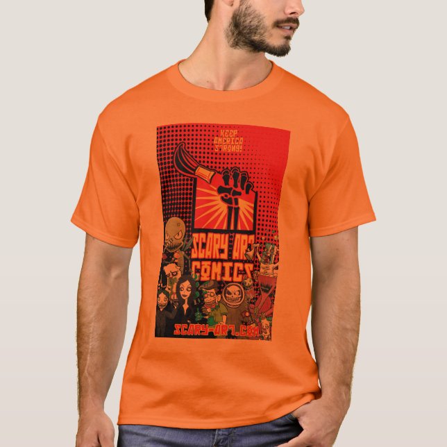 Camiseta Tebeos del Asustadizo-Arte (Anverso)