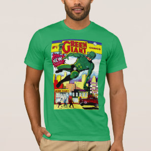 Camiseta Tebeos gigantes verdes del vintage