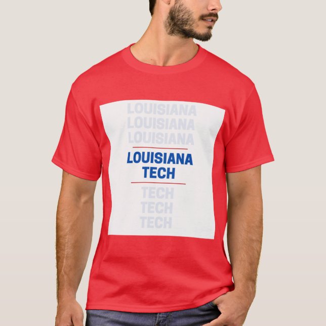 Camiseta Tech Blue con acentos rojos (Anverso)