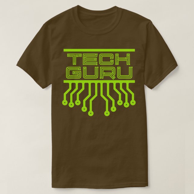 Camiseta Tech Guru (Diseño del anverso)