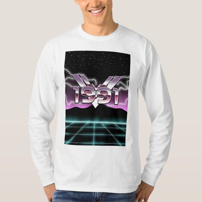 Camiseta Tech noir 1991 (Anverso)