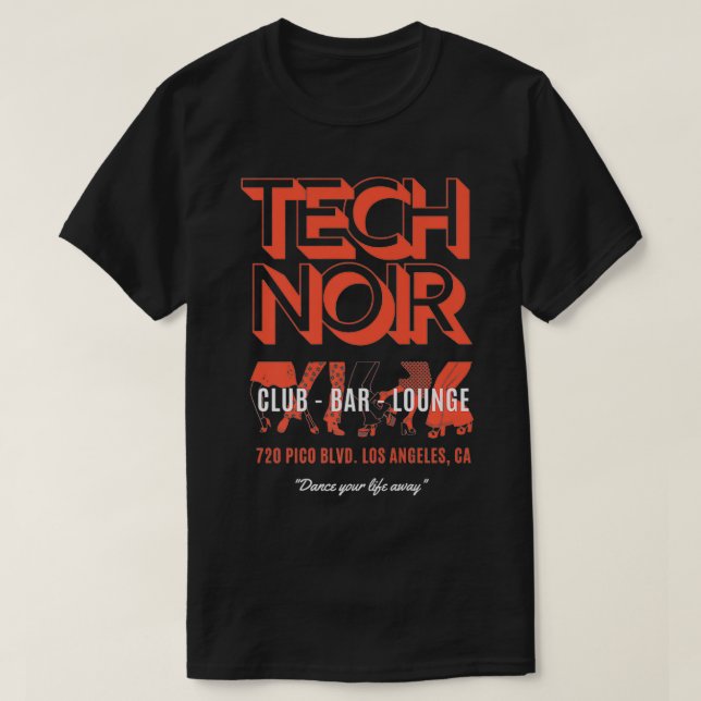 Camiseta Tech Noir 80's Movie Premium (Diseño del anverso)