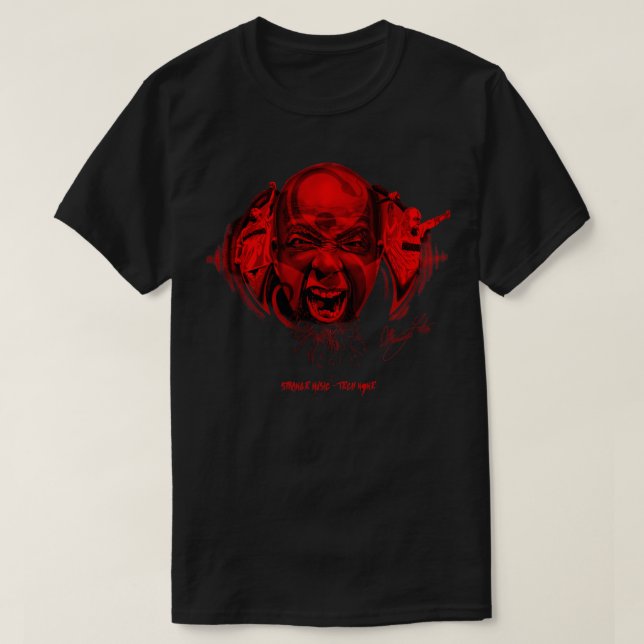 Camiseta Tech Nueve Strange (Diseño del anverso)