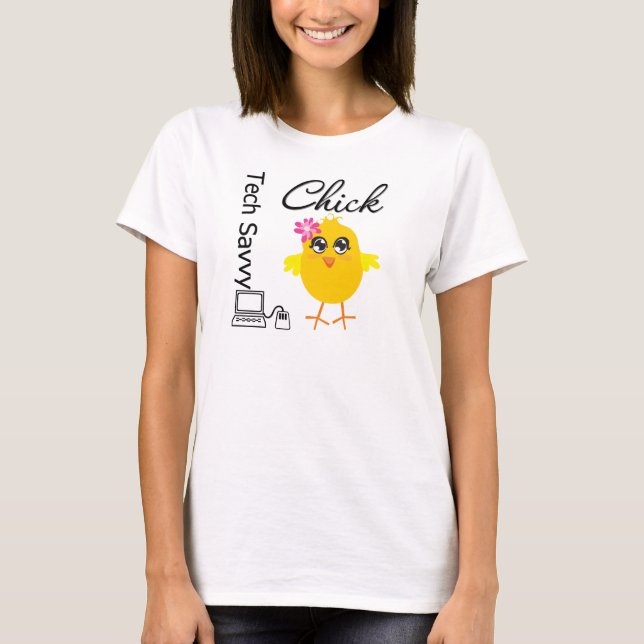Camiseta Tech Savvy Chick (Anverso)