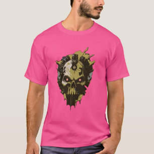 Camiseta Tech Skull Futurista de robot mecánico futurista