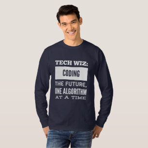 Camiseta Tech wiz Codificar el futuro algoritmo uno a la ve