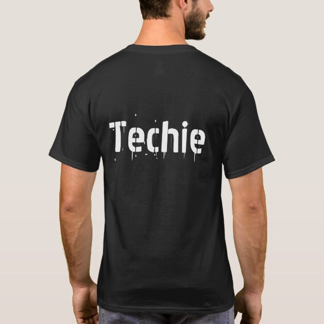 Camiseta Techie (trasero) (Reverso)