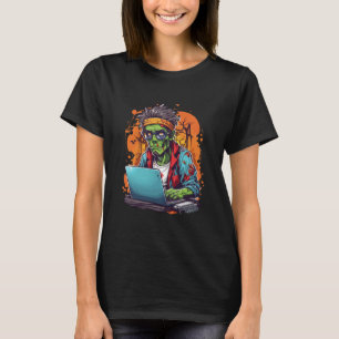 Camiseta Techie Zombie   Halloween