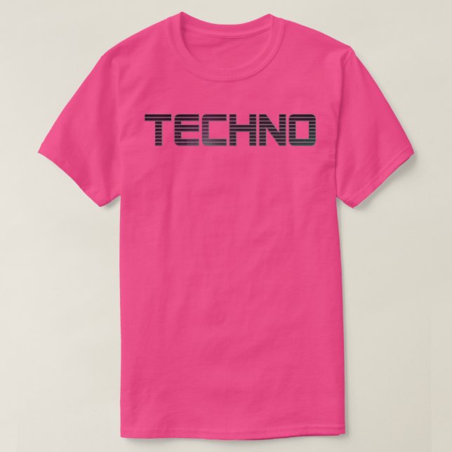 Camiseta Techno (Diseño del anverso)