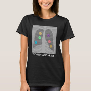 Camiseta Techno Acid Rave Acid X Ray