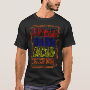 Camiseta Techno Ácido Oscuro Duro a un Festival Rave 303