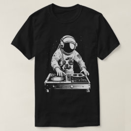 Camiseta Techno Astronauta DJ Disco Electrónico EDM Music