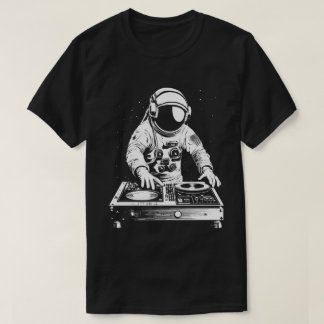 Camiseta Techno Astronauta DJ Disco Electrónico EDM Music
