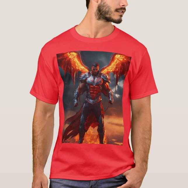Camiseta Techno-Devil: al mando del campo de batalla digita (Anverso)