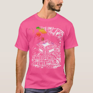 Camiseta Techno Es La Respuesta Música Electro Baile