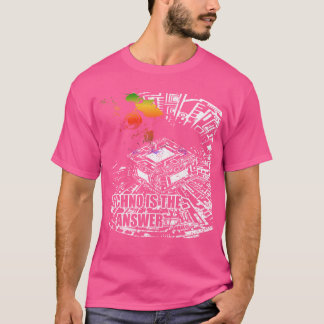 Camiseta Techno Es La Respuesta Música Electro Baile