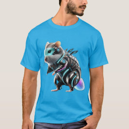 Camiseta Techno Hamster: El orinal neón