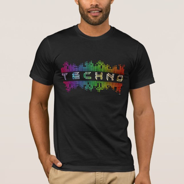 Camiseta Techno igualador EDM Music festival Tshirt (Anverso)
