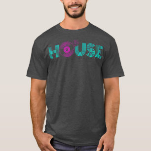 Camiseta Techno Music House Turntable Dj Rave Edm Dance Clu