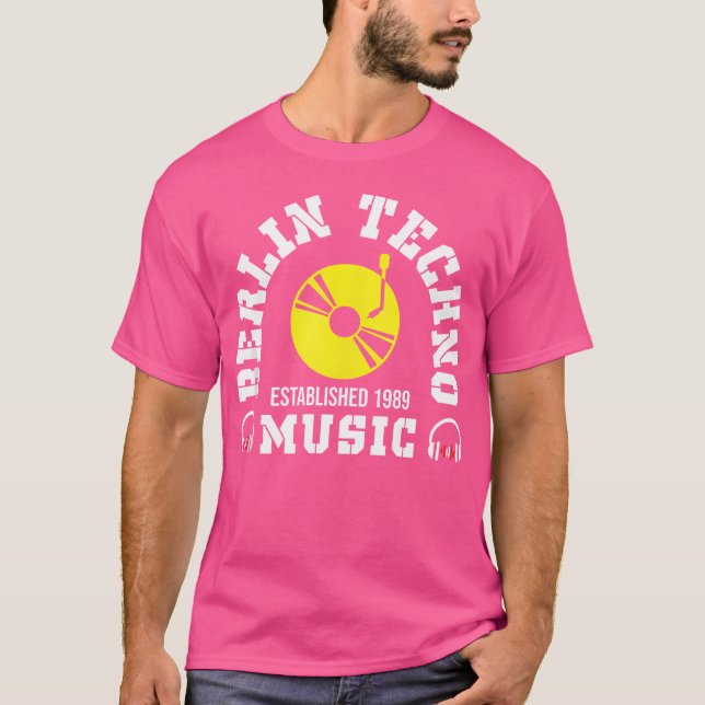 Camiseta Techno Music Rave Edm Dj Gift (Anverso)