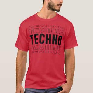 Camiseta Techno Music - Techno Lover Edm Rave Dj Clubbing S