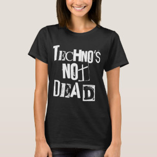 Camiseta Techno no is dead vintage Grunge Minimal