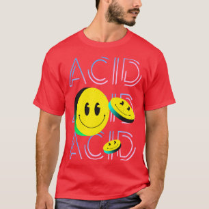Camiseta Techno Rave Acid Smile Fiesta House Goa Trip