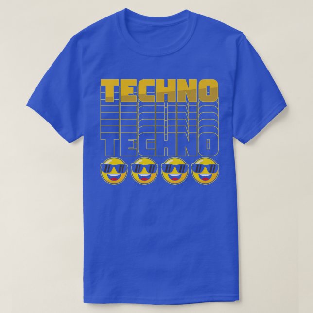 Camiseta Techno Rave Dj Music Electro Raver Trance Edm Hous (Diseño del anverso)
