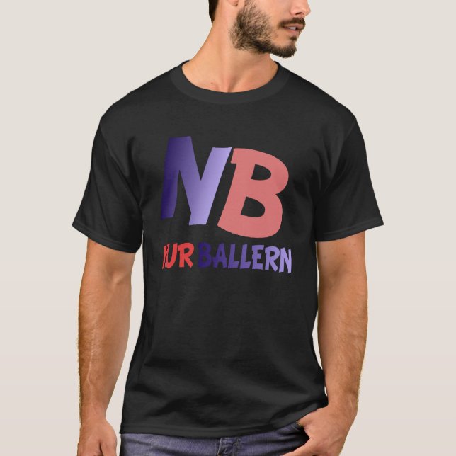 Camiseta Techno Saying Saufen Padre Day Nur Ballern Germ (Anverso)