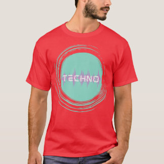Camiseta Techno Waves EDM Music Festival Rave Dubstep