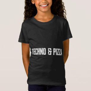 Camiseta Techno y Pizza