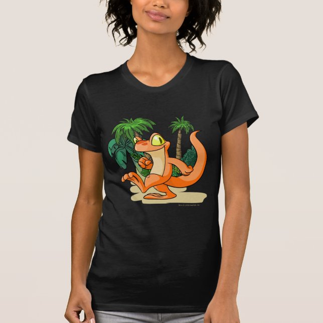 Camiseta Techo anaranjado en una búsqueda de la isla del (Anverso)