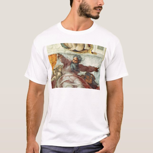 Camiseta Techo de la capilla de Sistine (Anverso)