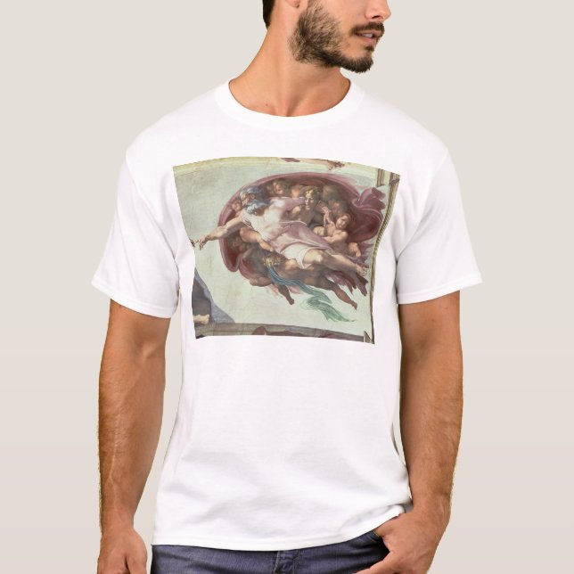 Camiseta Techo de la capilla de Sistine (Anverso)