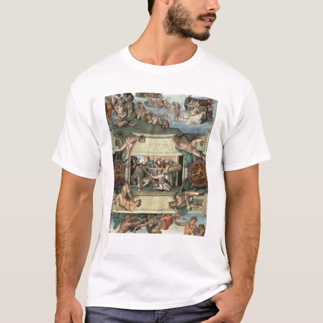 Camiseta Techo de la capilla de Sistine (Anverso)