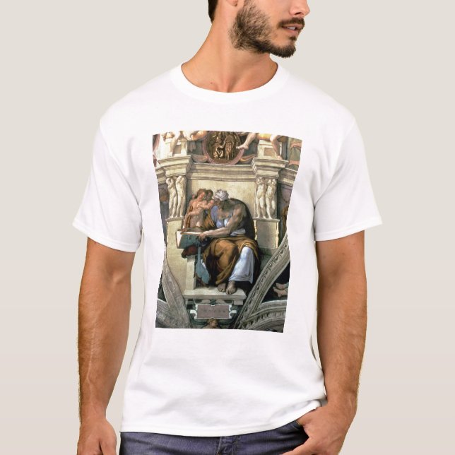 Camiseta Techo de la capilla de Sistine: Sibila de Cumaean, (Anverso)