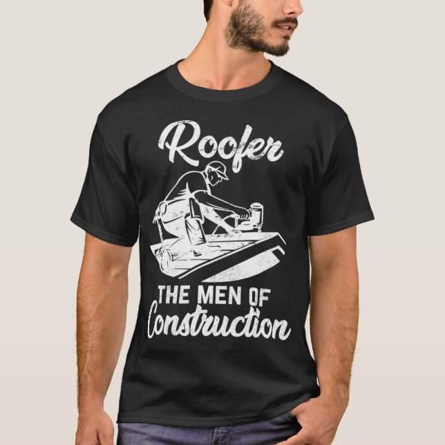 Camiseta Techo de los hombres de la construcción (Anverso)