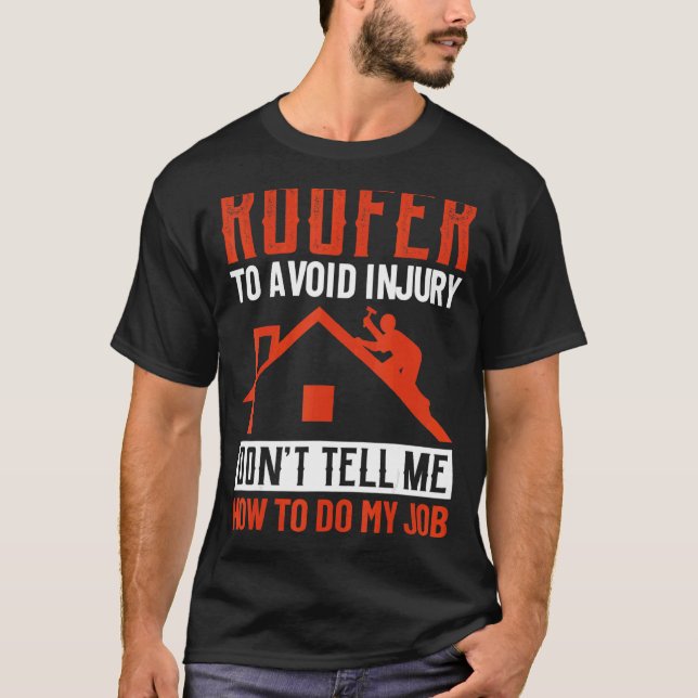 Camiseta Techo Para Evitar Lesiones No Me Diga Cómo Hacer M (Anverso)